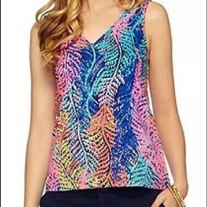 NWOT XS Lilli Pulitzer Gigi Tank in Electric Feel